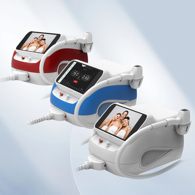 Triple Wave Portable Laser Hair Removal Machine Untuk Salon Klinik Bahasa Inggris Pilihan