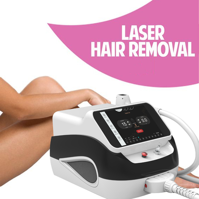 Triple Wave Portable Laser Hair Removal Machine Untuk Salon Klinik Bahasa Inggris Pilihan
