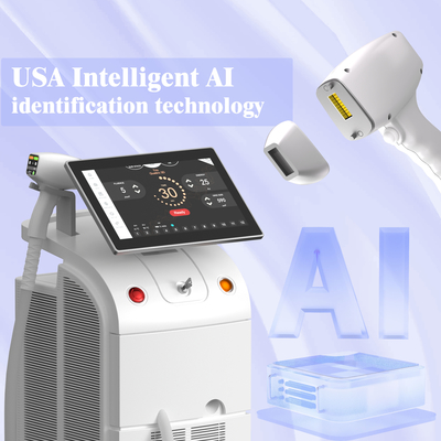 1600W 1800W 2000W Diode Laser Hair Removal Machine Untuk Salon Kecantikan