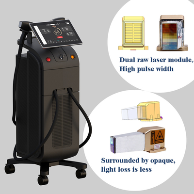 Efektif Penghapusan Rambut dengan 755 808 940 1064nm Diode Laser 1600-2400W Daya Tinggi