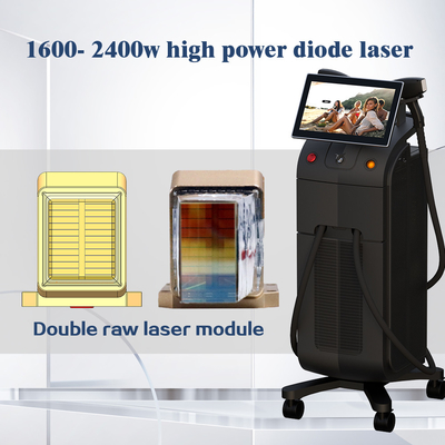 Efektif Penghapusan Rambut dengan 755 808 940 1064nm Diode Laser 1600-2400W Daya Tinggi