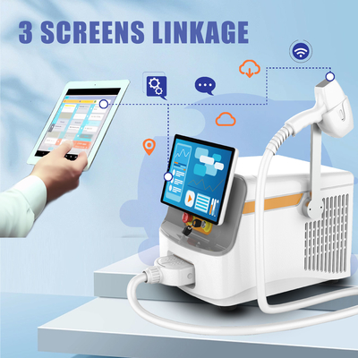 Mesin Penghilang Rambut Laser Medis Portable 808nm-810nm CE Disetujui