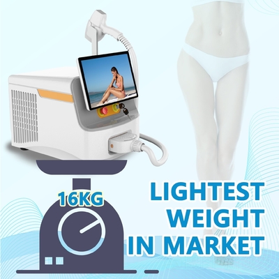 Mesin Penghilang Rambut Laser Medis Portable 808nm-810nm CE Disetujui