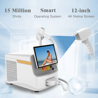Mesin Penghilang Rambut Laser Medis Portable 808nm-810nm CE Disetujui