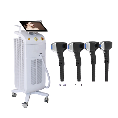 808 Diode Laser Hair Removal Machine Profesional Gaya Stasioner Dengan Pendingin Kompresor