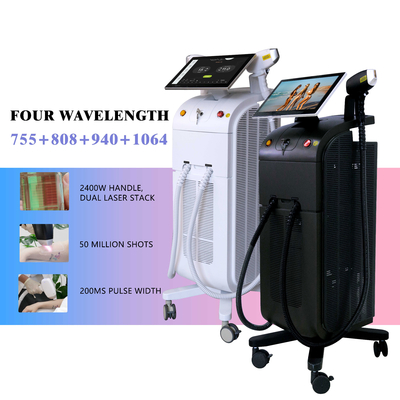 808 Diode Laser Hair Removal Machine Profesional Gaya Stasioner Dengan Pendingin Kompresor