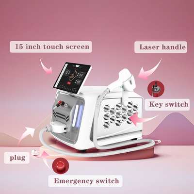 808nm 1064nm 755nm Diode Laser Hair Removal Mesin Kecantikan Portable Dengan MDSAP