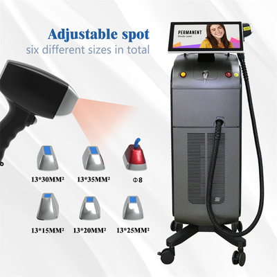 808nm Diode Laser Permanent Hair Removal Machine Dengan Layar Sentuh 8,4/10,4 Inch
