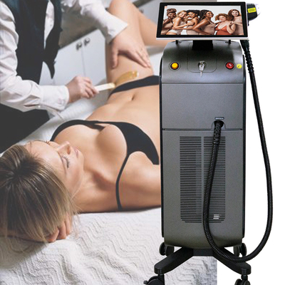 Peralatan kecantikan 808nm Penghilang Rambut Medis Mesin Laser Diodo Empat Gelombang