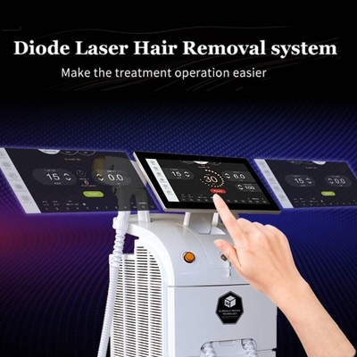 Mesin Penghilang Rambut Laser Diode Tanpa Nyeri OEM ODM untuk Menegangkan Kulit