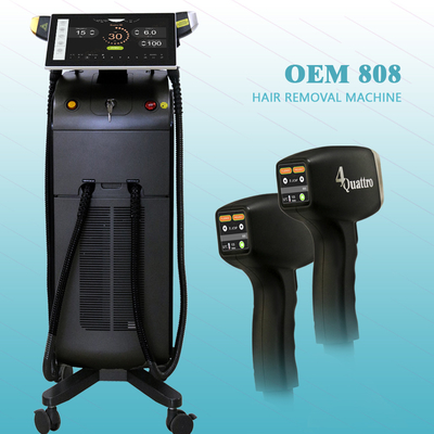 Profesional 808nm Diode Laser Hair Removal Beauty Machine Dengan Manual Pelatihan