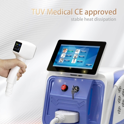 600W - 1600W Portable Diode Laser Machine 3 Gelombang Diode Ice Laser Machine