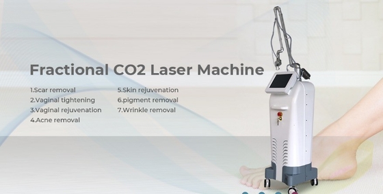 Penghapusan Paru-paru Peralatan Kecantikan Laser CO2 dengan layar sentuh LCD 10,4 inci