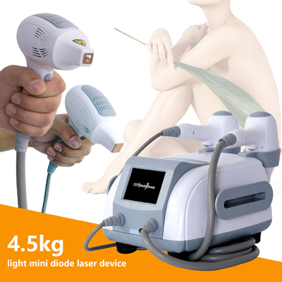 Home Mini Portable Diode Laser Machine Mesin Penghilang rambut gaya stasioner
