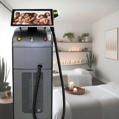 Mesin Penghilang Rambut Tiga Gelombang Asli Titanium Diode Laser 755/808/1064 Penjualan