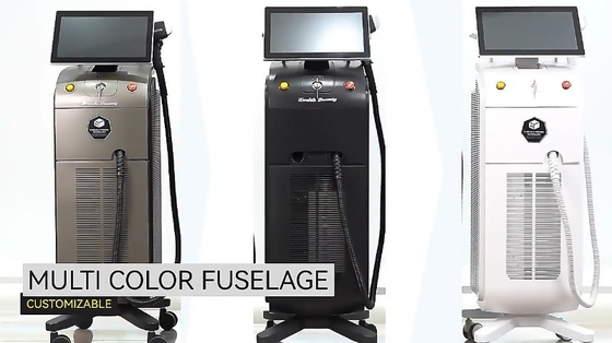 1200W1600W Platinum Titanium/diode Laser 755 808 1064 3 Gelombang 808 nm peralatan laser dioda