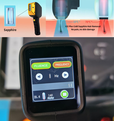 XL Ice Titanium 808 810nm Diode Trio Laser Penghilang Rambut Q Switch ND YAG Laser Penghilang Tato