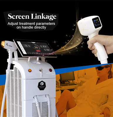 4 panjang gelombang Diode Laser Hair Removal Machine 808nm/755 808nm 1064nm Dengan manual pengguna