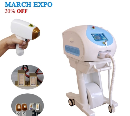 Kanada MDSAP Disetujui Diode Laser Hair Removal Machine 3 panjang gelombang 810nm/755nm/1064nm