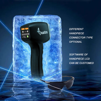 4cm2 Trio Mesin Penghilang Rambut Laser Stasioner Diode 755nm 808nm 1064nm panjang gelombang