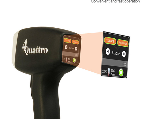 4cm2 Trio Mesin Penghilang Rambut Laser Stasioner Diode 755nm 808nm 1064nm panjang gelombang