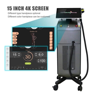 1600W Power Supply 808nm Diode Laser XL Hair Removal Epliator Untuk Gaya Stasioner