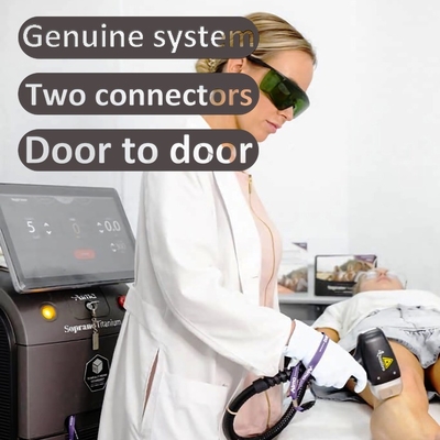 3 Panjang gelombang 755/808/1064nm Diode Laser Body Hair Removal Machine untuk tipe kulit I-VI