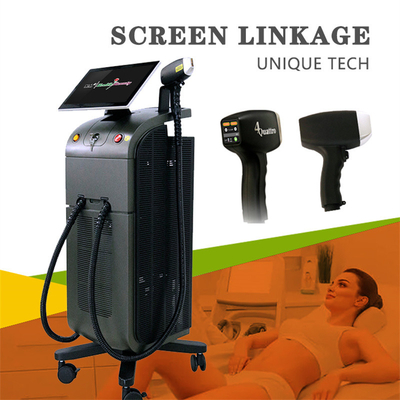 808 755 1064 940nm Laser Ice Hair Removal Machine Untuk Perawatan yang Tepat dan Bertujuan