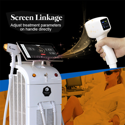 808 755 1064 940nm Laser Ice Hair Removal Machine Untuk Perawatan yang Tepat dan Bertujuan
