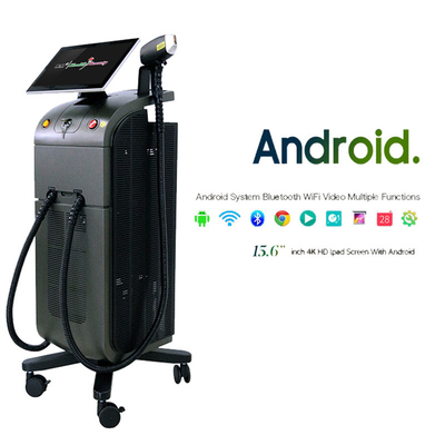 808 755 1064 940nm Laser Ice Hair Removal Machine Untuk Perawatan yang Tepat dan Bertujuan
