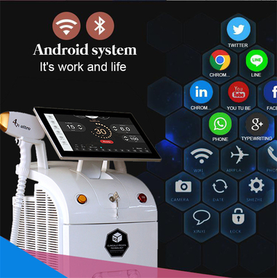 808 755 1064 940nm Laser Ice Hair Removal Machine Untuk Perawatan yang Tepat dan Bertujuan