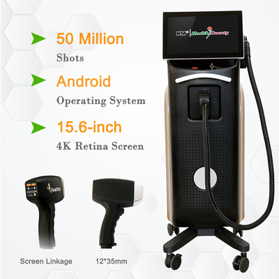50% Diskon Es Platinum Depilator Laser Penghilang Rambut Mesin Panjang gelombang 755nm 808nm 1064nm