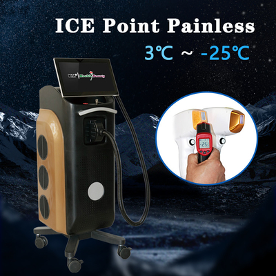 50% Diskon Es Platinum Depilator Laser Penghilang Rambut Mesin Panjang gelombang 755nm 808nm 1064nm
