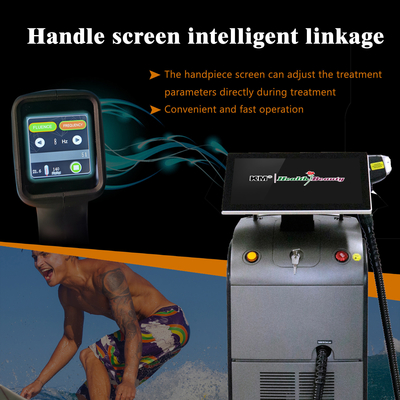 4K Screen Update Titanium / 1600W Triple Wavelength Laser Diodo Untuk Penghapusan Rambut Permanen