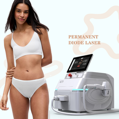 808nm 1064nm 755nm Portable Diode Laser Machine Dengan Color Touch Screen