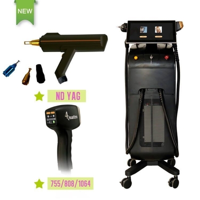 3 gelombang panjang mesin laser hair removal 808nm 1064nm 755nm untuk wanita permanen kecantikan