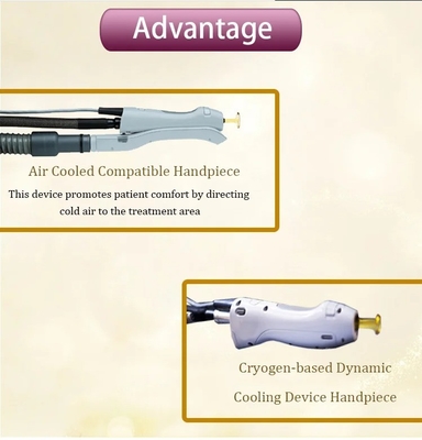 Penghapusan Rambut Lama Weifang KM 755nm Alexandrite 1064nm ND YAG Laser Long Pulse