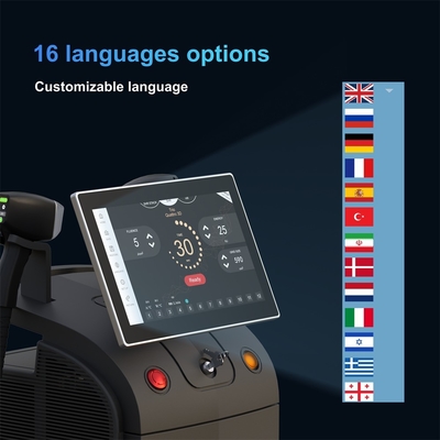 3D 810Nm Laser Hair Removal Machine dengan layanan yang disesuaikan dan ukuran titik 15 * 27mm