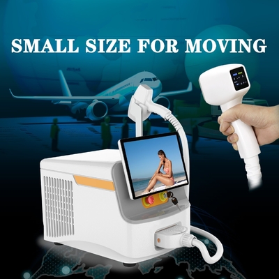 3 Panjang gelombang 808nm 755nm 1064nm Diode Laser Hair Removal Device dengan Ice Titanium