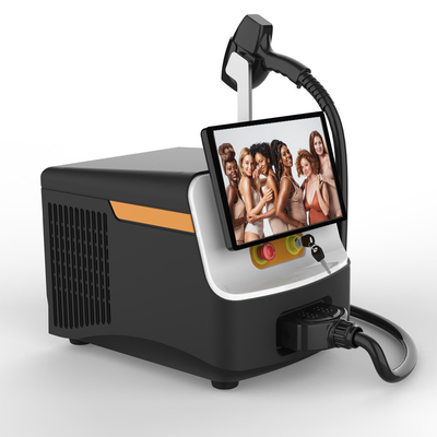 755 808 1064 Perangkat Penghilang Rambut Laser Dioda dengan 6-16 Bar Laser dan Layar Sentuh