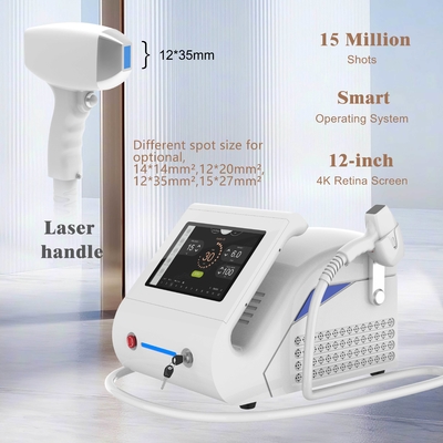 KM LASER Shell 808nm Diode Laser Hair Removal Disesuaikan dengan Logo Klien