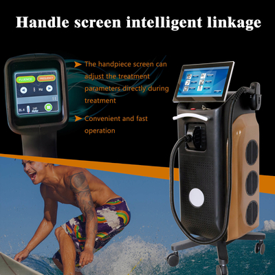KM Diodo Trio Diode Laser XL Ice 808nm Mesin Penghilang Rambut Disesuaikan