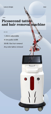 OEM ODM Picosecond Laser Beauty Machine 755nm 532nm Untuk Penghapusan Tato