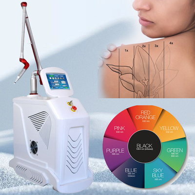 Mesin Laser Picosecond Gaya Stasioner 2000W Q Switched Nd YAG Laser Mesin Penghapusan Tato