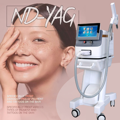 Komersial OPT 585nm Picosecond Laser Machine Mesin Kecantikan Penghapusan Tato