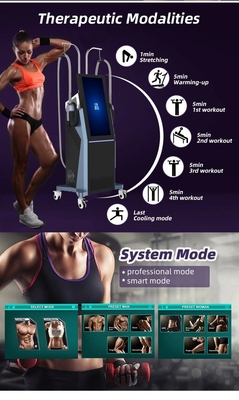Berat Badan Rendah EMS Slim Machine 4000W Elektromagnetic Body Slimming EMS Mesin Patung