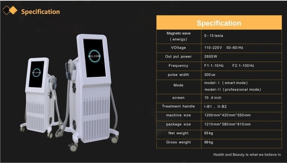 4 Handle RF EMS Machine Professional EMS Neo Machine Untuk Membentuk Tubuh