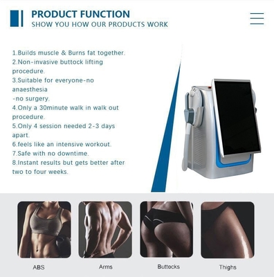Mesin Stimulasi Otot Elektromagnetik Non-invasif RF Slim Beauty Machine 5000W Untuk penurunan berat badan