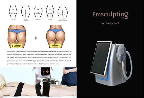 Mesin Stimulasi Otot Elektromagnetik Non-invasif RF Slim Beauty Machine 5000W Untuk penurunan berat badan