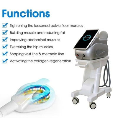 Komersial EMS Slimming Machine 10 inci layar sentuh untuk salon kecantikan / spa